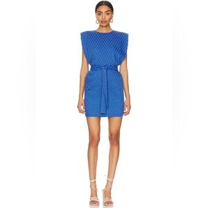 Amanda Uprichard Blue Kenwood Dress